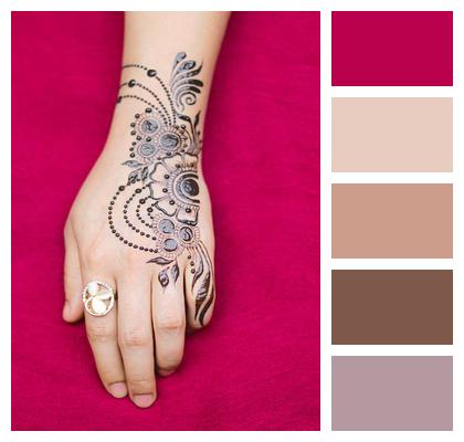 Bridal Tattoos Mendi Henna Hands Image